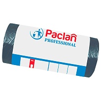 Мешки для мусора 60 л, черные, в рулоне 50 шт., ПНД, 6,2 мкм, 800х600 мм, PACLAN Professional, 604078 в Новороссийске