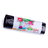 Мешки для мусора 30 л, черные, в рулоне 20 шт., ПНД, 6 мкм, 600х500 мм, Концепция Быта ЭкоДом, 601348 в Новороссийске Мешки для мусора 30 л, черные, в рулоне 20 шт., ПНД, 6 мкм, 600х500 мм, Концепция Быта ЭкоДом, 601348 в Новороссийске