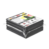 Мешки для мусора 160 л, серые, в пачке 10 шт., ПВД, 40 мкм, 900х1100 мм, i-Bag в Новороссийске