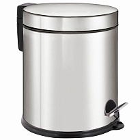 Ведро-контейнер для мусора урна с педалью LAIMA Classic Plus, 5 л, зеркальное в Новороссийске Ведро-контейнер для мусора урна с педалью LAIMA Classic Plus, 5 л, зеркальное в Новороссийске
