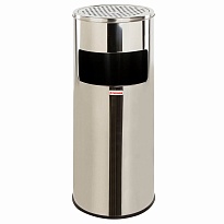 Урна с пепельницей 27 л, нержавеющая сталь, зеркальная, LAIMA PROFESSIONAL в Новороссийске Урна с пепельницей 27 л, нержавеющая сталь, зеркальная, LAIMA PROFESSIONAL в Новороссийске