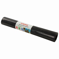 Мешки для мусора 240 л, черные, в рулоне 10 шт., ПВД 50 мкм, 1400х900 мм, LAIMA, 605337 в Новороссийске
