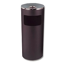 Урна металлическая с пепельницей, Титан, 29 л, черная, оцинкованная сталь в Новороссийске