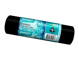 Мешки для мусора 160 л, ароматизированные, черные, в рулоне 10 шт., ПВД, 80 мкм, 1100х930 мм, EXPORT, exp16010142 в Новороссийске Мешки для мусора 160 л, ароматизированные, черные, в рулоне 10 шт., ПВД, 80 мкм, 1100х930 мм, EXPORT, exp16010142 в Новороссийске