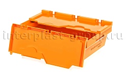 Вкладываемый контейнер KV 6417 с распашной крышкой оранжевый