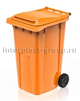 Контейнер для мусора 240 л оранжевый облегченный 240 оранжевый в Новороссийске