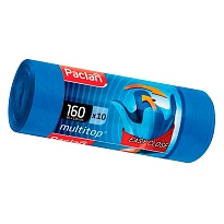 Мешки для мусора 160 л, с ушками, синие, в рулоне 10 шт., ПВД, 30 мкм, 1250х900 мм, PACLAN Multitop, 604064 в Новороссийске Мешки для мусора 160 л, с ушками, синие, в рулоне 10 шт., ПВД, 30 мкм, 1250х900 мм, PACLAN Multitop, 604064 в Новороссийске