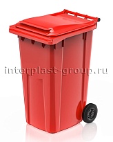 Контейнер для мусора 240 л красный облегченный 240 красный в Новороссийске Контейнер для мусора 240 л красный облегченный 240 красный в Новороссийске